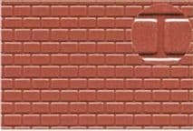 SLATER'S PLASTIKARD 0425 4mm roofing tile red